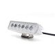 18W LED Boat - DC9-32V - White casing spreader light - Emmitt Color: Dual color /Blue & White - WK-DU18WBW - AZLED